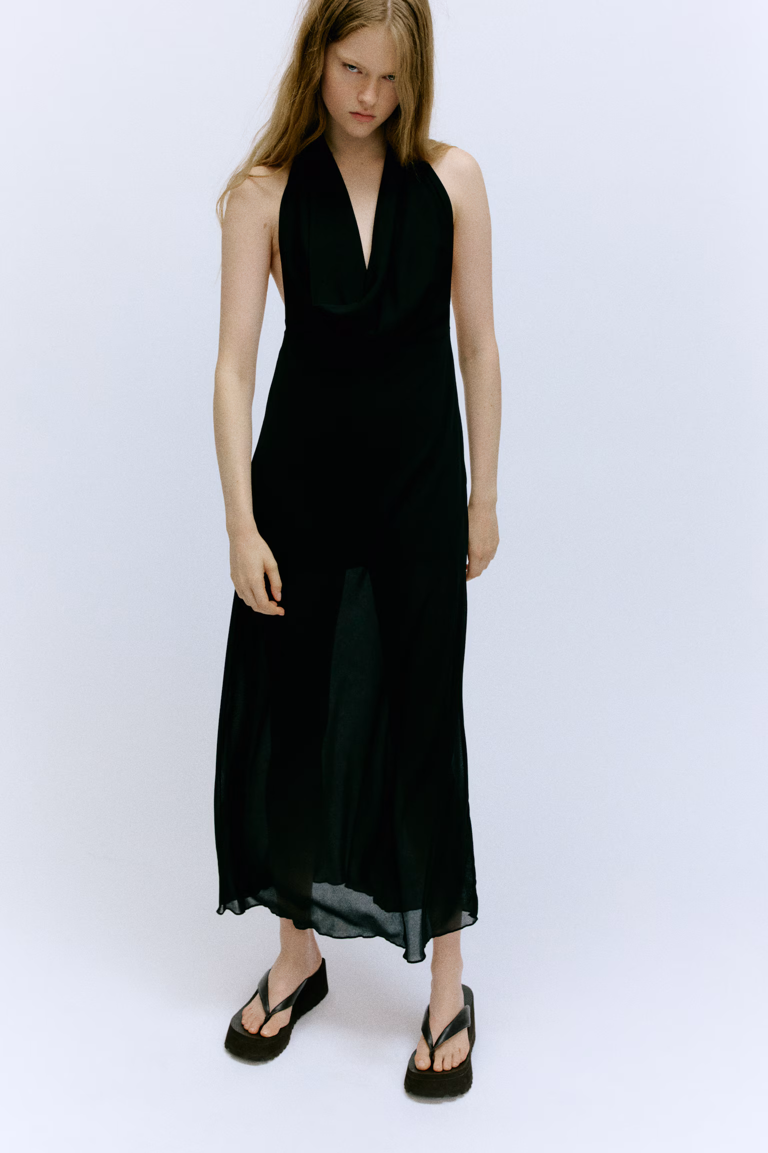 Cowl-neck maxi dress - Image 2